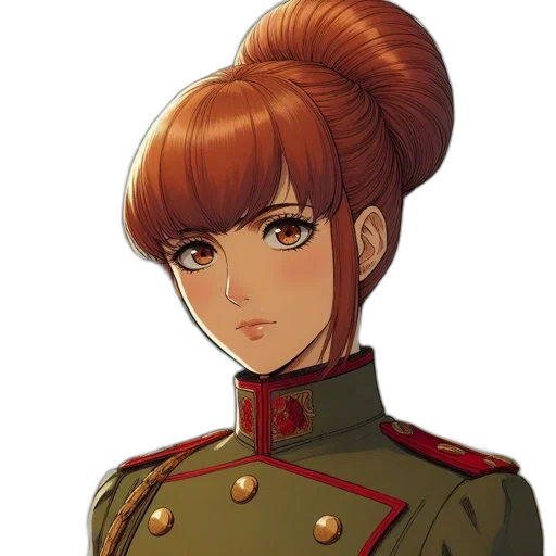 staff, face, crown, jacket transparent PNG cut-out