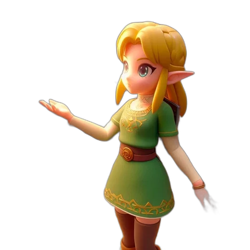 dress, staff, face, weapon transparent PNG cut-out