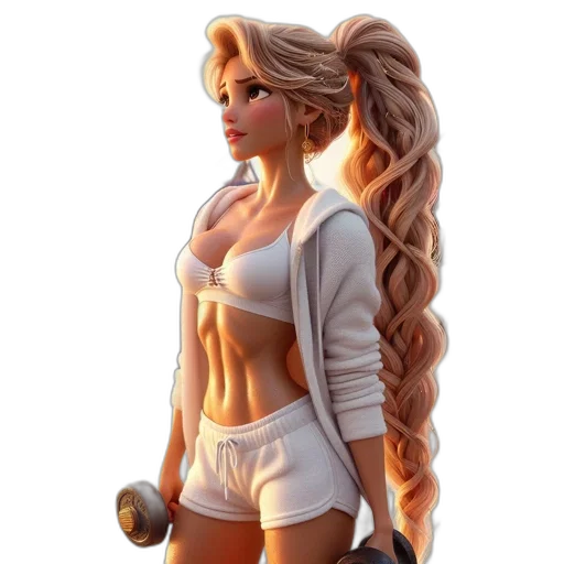staff, fantasy art, concept art, 3d render transparent PNG cut-out
