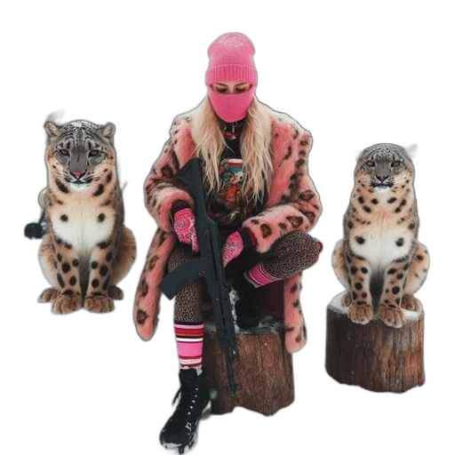 animal, jacket, concept art, cyberpunk transparent PNG cut-out