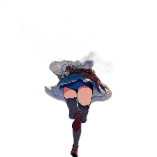 jacket, umbrella, dress, creature transparent PNG cut-out