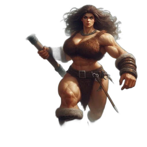 weapon, sword, hair, fantasy art transparent PNG cut-out