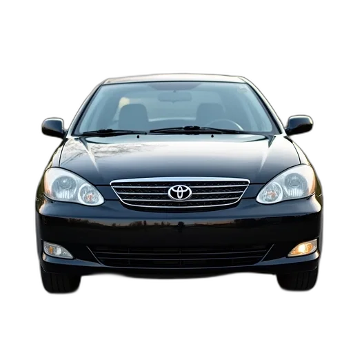 car, photorealistic, 2005, toyota transparent PNG cut-out