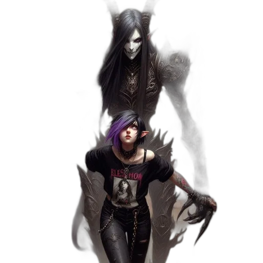 staff, mask, creature, weapon transparent PNG cut-out