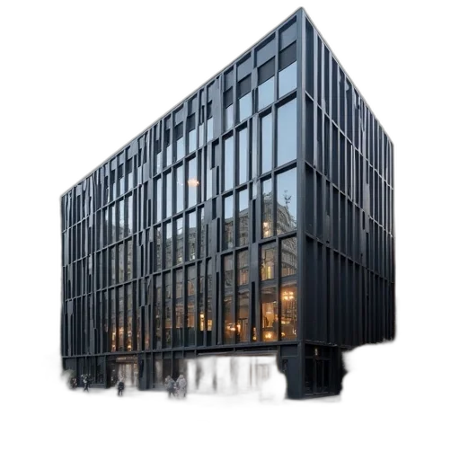 building, furniture, 3d render, concept art transparent PNG cut-out
