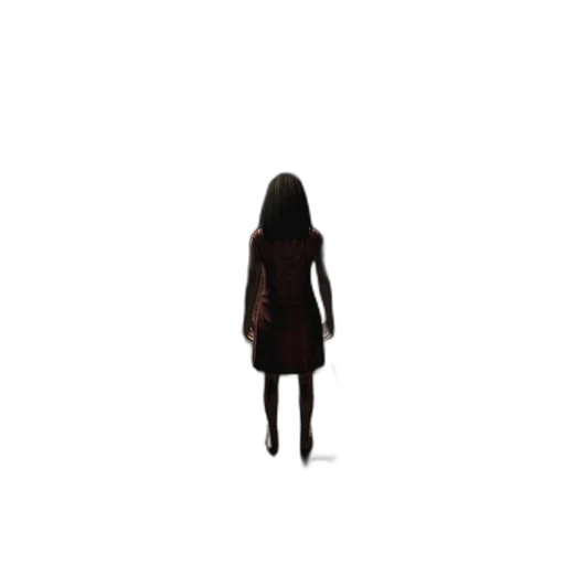 dress, hair, creature, jacket transparent PNG cut-out