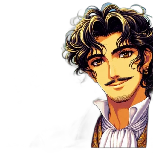 face, photorealistic, fantasy art, cartoon transparent PNG cut-out