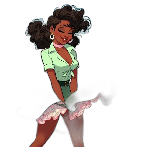 dress, staff, concept art, cartoon transparent PNG cut-out