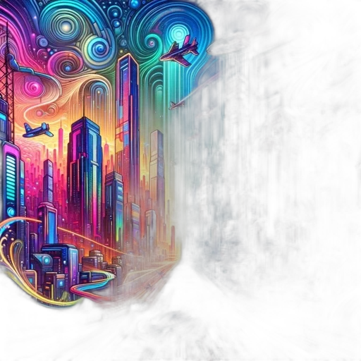 cyberpunk, concept art, fantasy art, comic book art transparent PNG cut-out