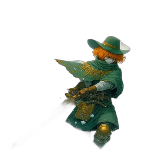 staff, dragon, hat, weapon transparent PNG cut-out