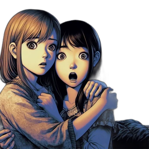 face, anime, comic book art, concept art transparent PNG cut-out