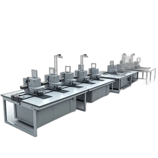 furniture, robot, 3d render, modern transparent PNG cut-out