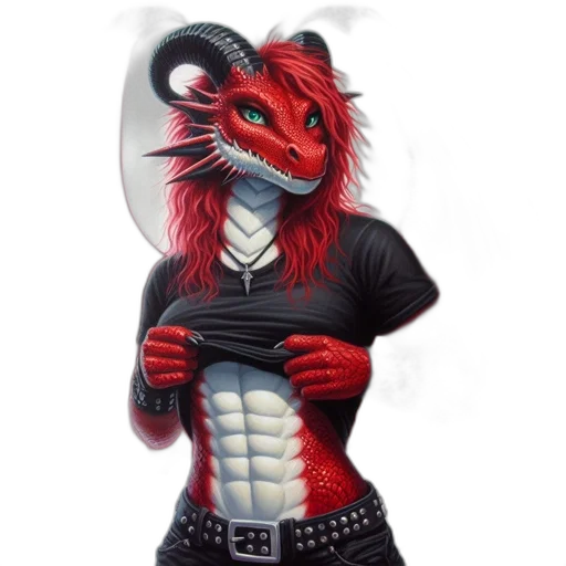 dragon, mask, jacket, animal transparent PNG cut-out