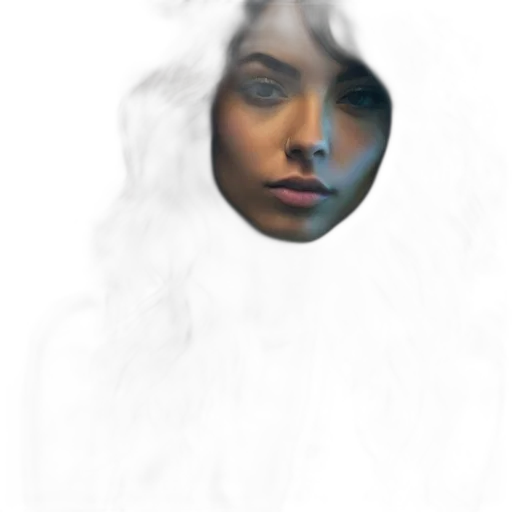 face, mask, creature, staff transparent PNG cut-out