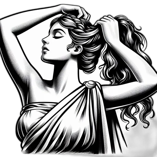 dress, jewelry, crown, hair transparent PNG cut-out