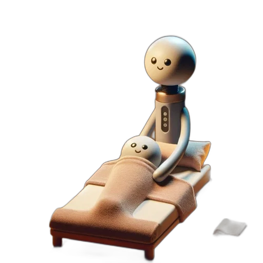 robot, furniture, staff, 3d render transparent PNG cut-out