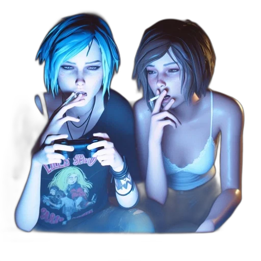cyberpunk, concept art, pixel art, fantasy art transparent PNG cut-out