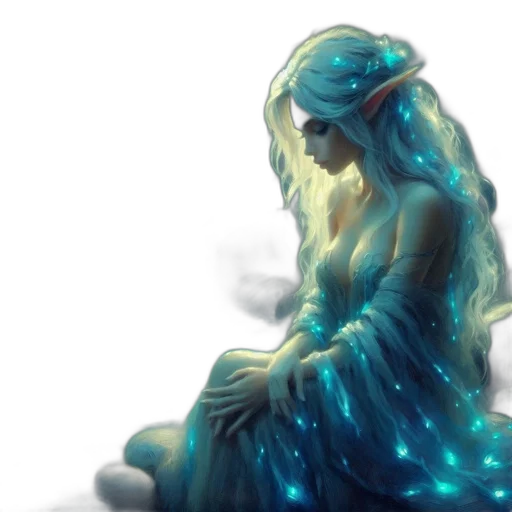 dress, fantasy art, concept art, pixel art transparent PNG cut-out
