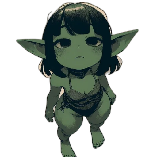 staff, creature, mask, fantasy art transparent PNG cut-out