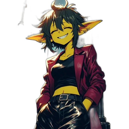 jacket, staff, mask, dragon transparent PNG cut-out