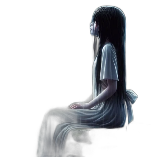 hair, dress, creature, face transparent PNG cut-out