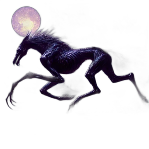 creature, dragon, animal, hair transparent PNG cut-out