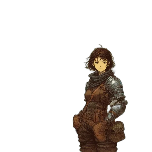 jacket, sword, staff, weapon transparent PNG cut-out