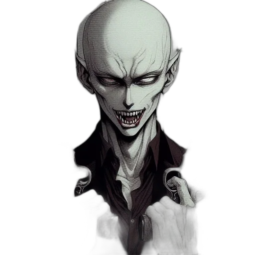 face, creature, mask, staff transparent PNG cut-out