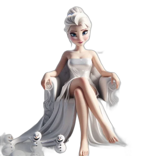 dress, jewelry, concept art, 3d render transparent PNG cut-out