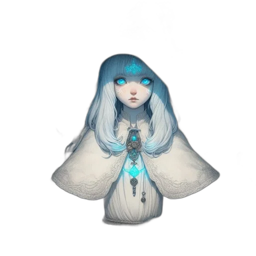 jewelry, dress, staff, creature transparent PNG cut-out