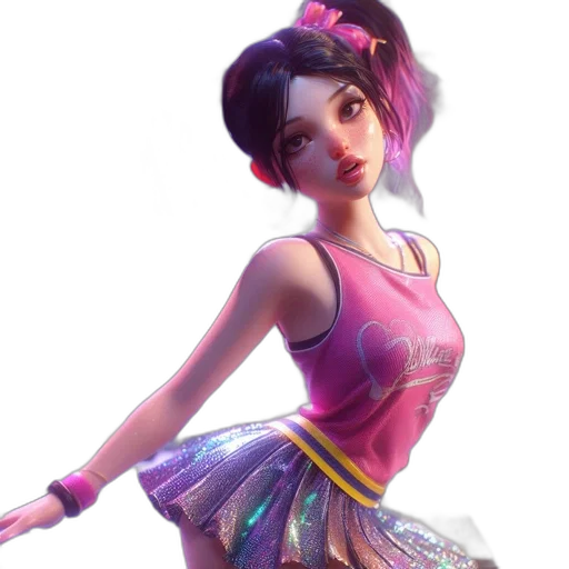 dress, concept art, 3d render, fantasy art transparent PNG cut-out