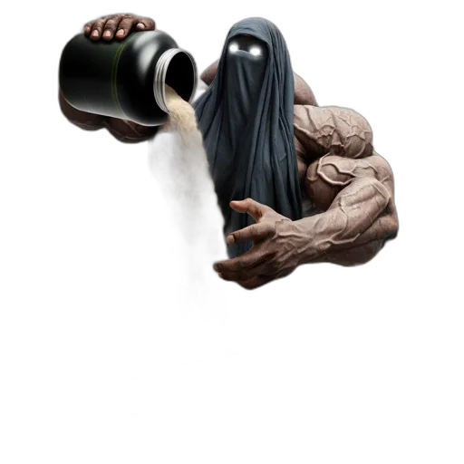 bottle, weapon, creature, hair transparent PNG cut-out