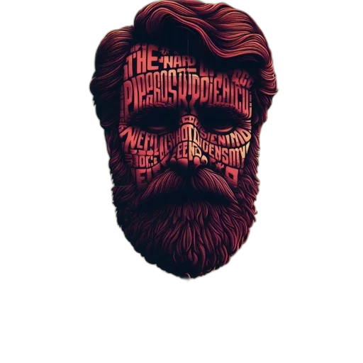 mask, face, creature, hair transparent PNG cut-out