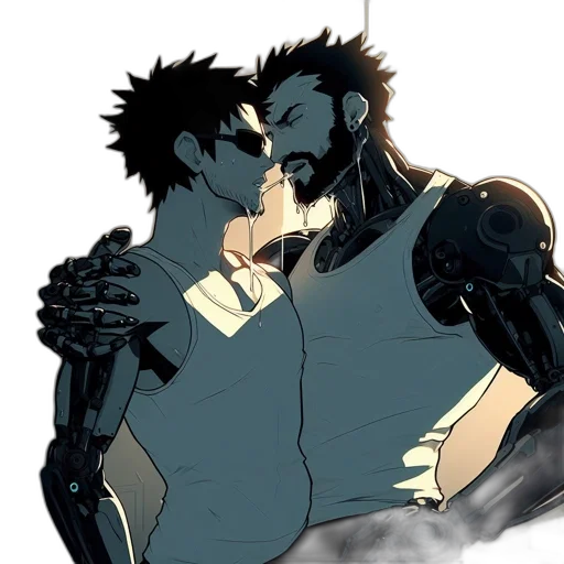 comic book art, concept art, anime, cartoon transparent PNG cut-out