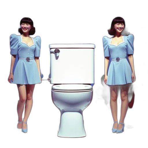 dress, robot, creature, 3d render transparent PNG cut-out