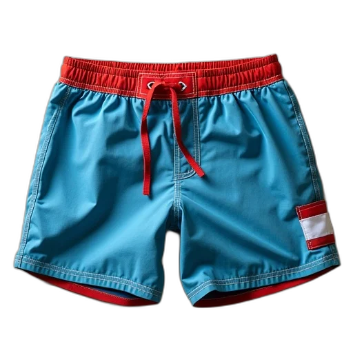 3d render, red, calvin, swim transparent PNG cut-out