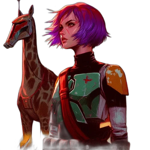 animal, robot, creature, staff transparent PNG cut-out