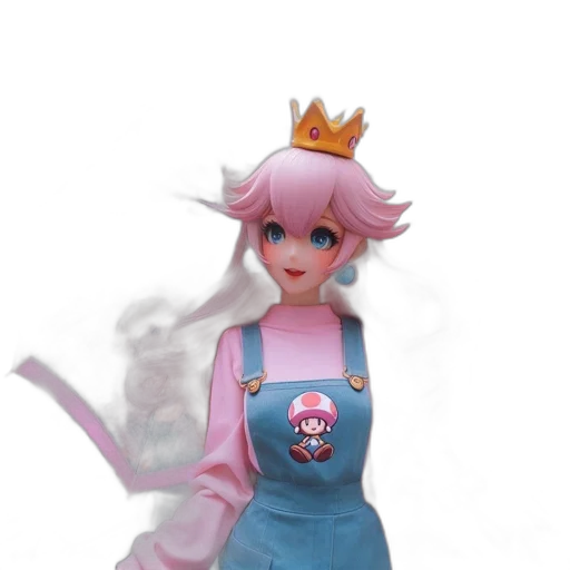 staff, crown, 3d render, concept art transparent PNG cut-out