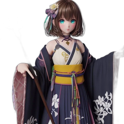 staff, concept art, fantasy art, 3d render transparent PNG cut-out