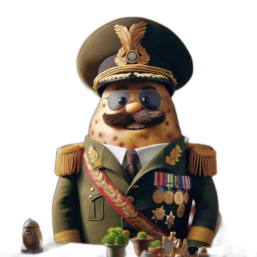 staff, animal, hat, face transparent PNG cut-out