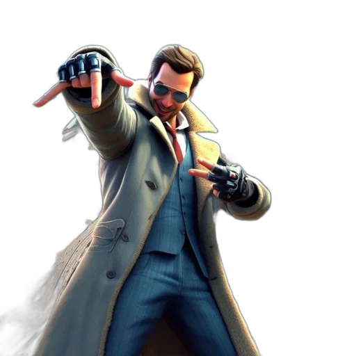 jacket, weapon, staff, concept art transparent PNG cut-out
