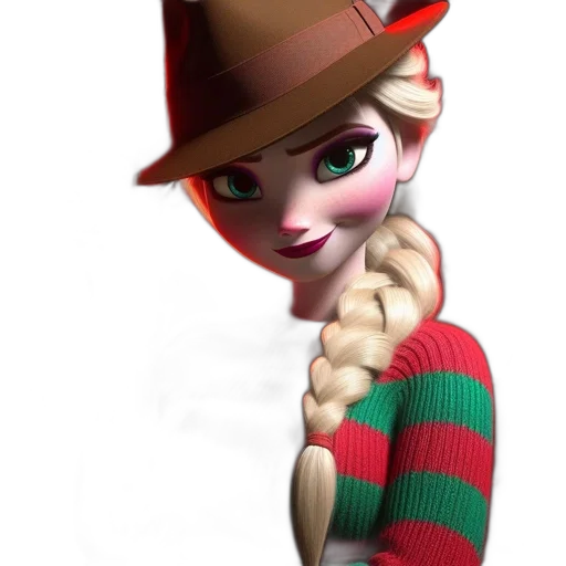 hat, staff, dress, face transparent PNG cut-out