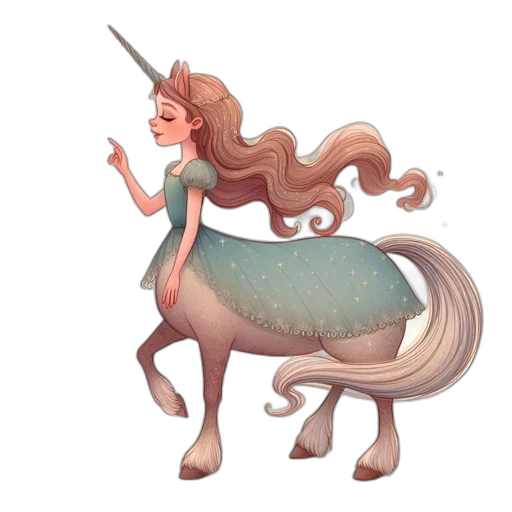 dragon, creature, staff, dress transparent PNG cut-out
