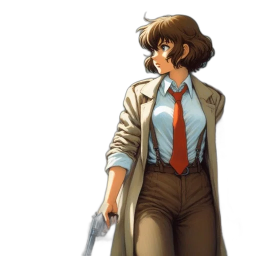 staff, jacket, concept art, anime transparent PNG cut-out