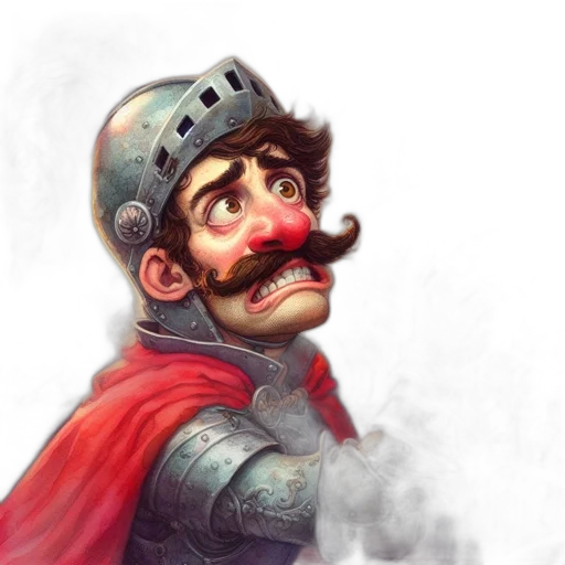 face, sword, mask, crown transparent PNG cut-out