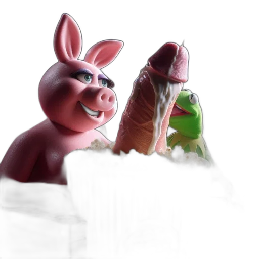animal, food, 3d render, concept art transparent PNG cut-out