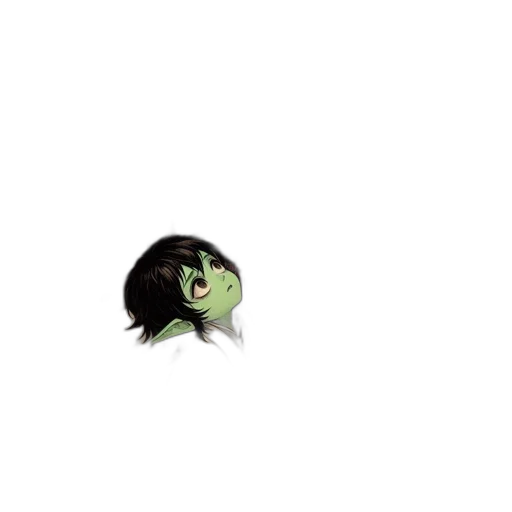 face, creature, mask, hair transparent PNG cut-out