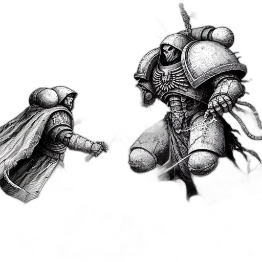 robot, sword, weapon, mask transparent PNG cut-out