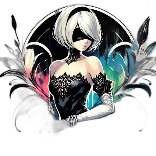 dress, mask, jewelry, flower transparent PNG cut-out