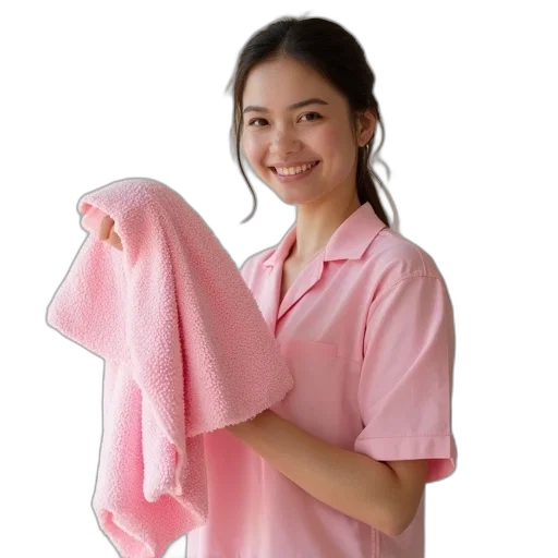 dress, jacket, staff, creature transparent PNG cut-out